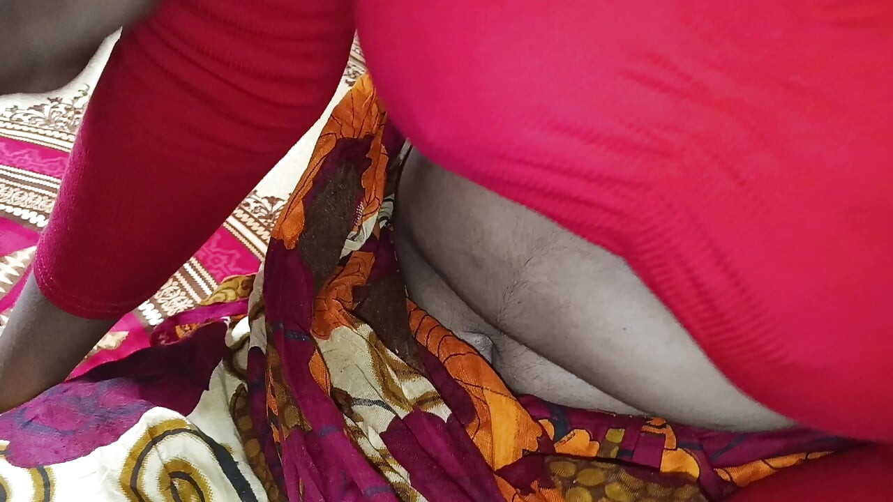 Bangladeshisk landsby fattig stuepige nyder med husejer klar beskidt lyd