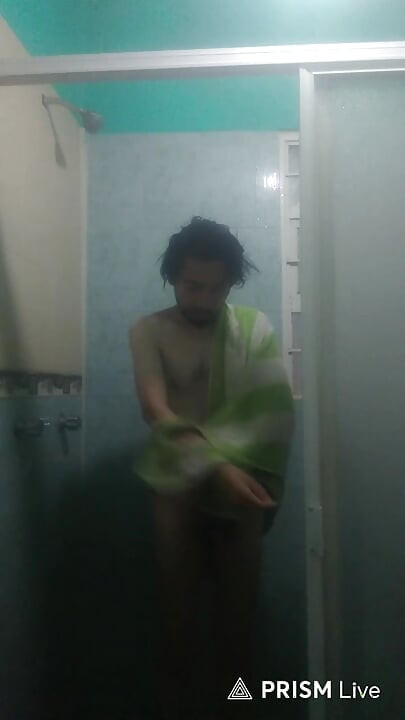 Man Showering