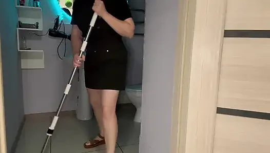 Maid Don't Break Down, Seduced... so Give Yourself to the Master of the Dick