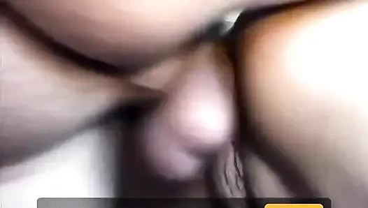 Bitch brunette fucked hard in both holes