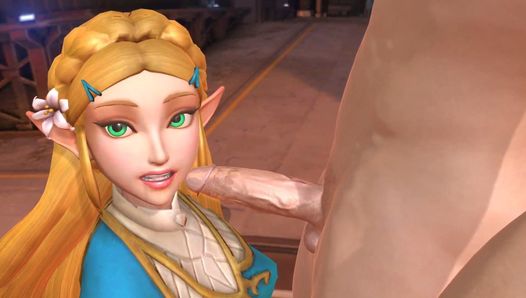 Princess Zelda's Legendary Deepthroat Blowjob