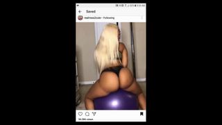 Compilação de bunda aleatória do instagram, muita bunda