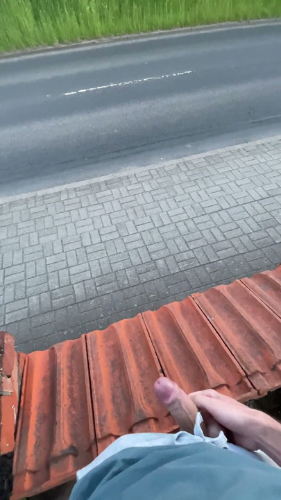 Risky! I Play on the Street with My Dick