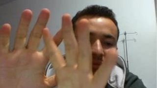 straight guys feet on webcam - latin feet