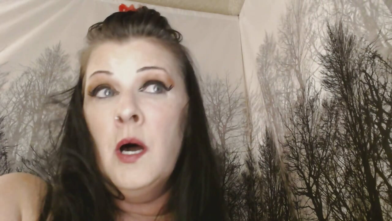 Tired Anna Pink Nightie Yawning