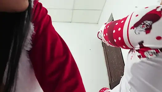 Home Alone Temptation: Hot Stepdaughter Seduces Stepdad in the Bedroom