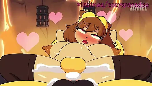 A cute naughty kitten assists her friends in reducing stress