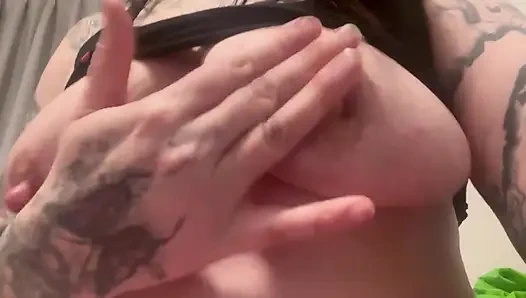 Horny Girl Fucks Ass and Pussy with Vibrator