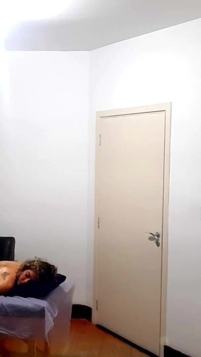 Emotional moment from "She went to get a massage but was surprised by the therapist who ejaculated in her"