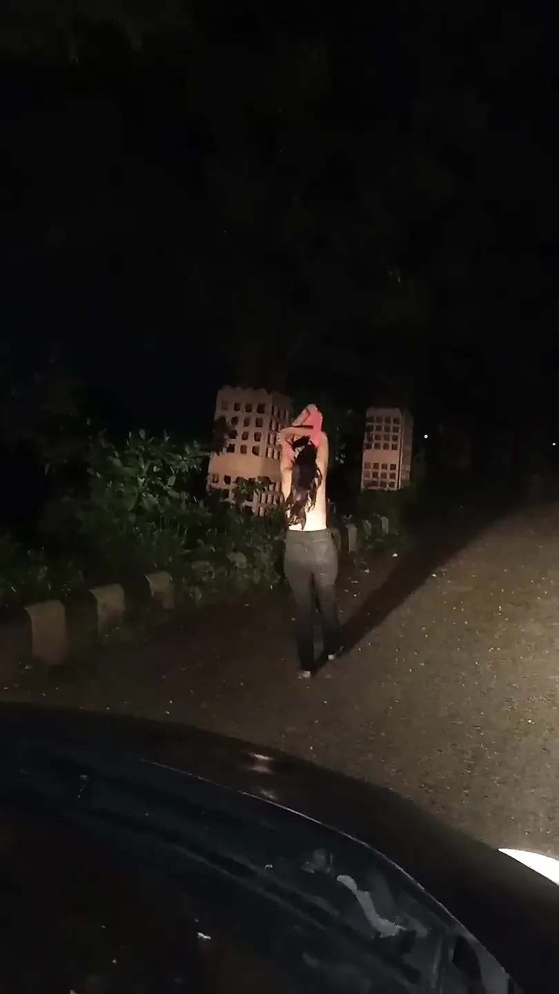 Gave Miss Mahi a Lift at Night and Fucked Her off in the Car.