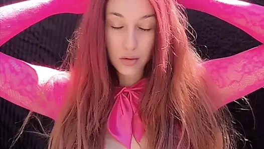 Italian Horny Long hair Big tits Artemisia Love hot smoking fetish session