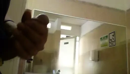 Paja en banio publico
