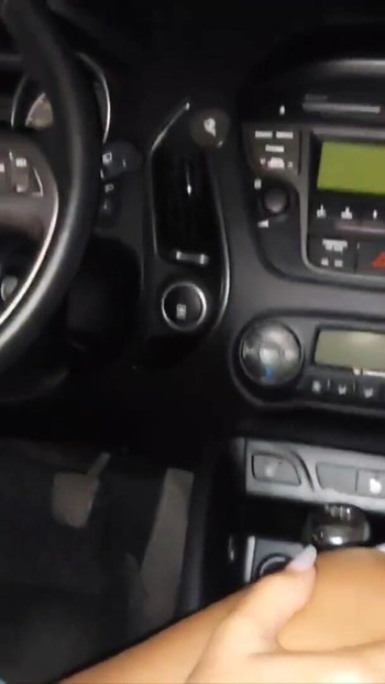 Thrilling moment from "Mature mom xStepMommyx with big tits masturbates in public in the car and stepson watches her orgasm"