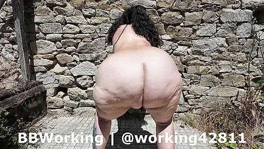 BBWorking - сильная толстушка жена доминирует и несет ее стройного мужа - лучший клип, подборка