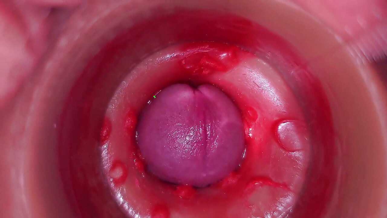 Kamera in vagina, Gebärmutterhals, pOV, creampie
