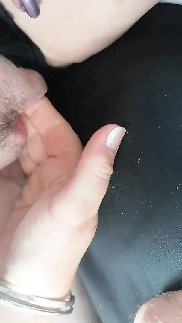 Picking up my used wife from her boyfriend. She wanks me off
