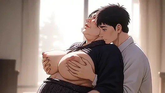 Üvey anne üvey oğlunu sikiyor