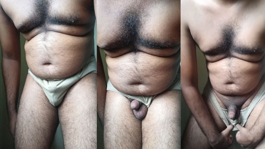 Indiana desi daddy's hairy cock and underwear