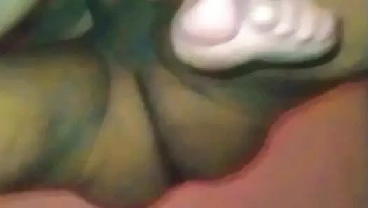 The stepmother bounces on her stepson's big cock, then gets fucked like a dog and squirts juice from her pussy nonstop.