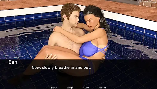 Project hot wife, learning to swim