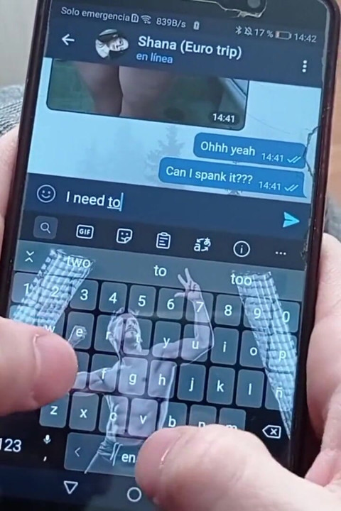 Eu enviei uma mensagem para foder, BJ & lamber gozada