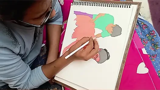 Eine sexy, aber arme indische dorffrau fickt einen gemüsehändler, um für das gemüse zu bezahlen