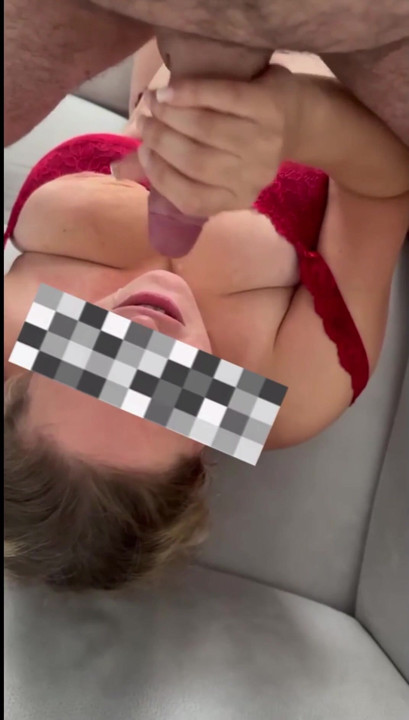 I suck my boyfriend's cock until he cums in my mouth and I swallow it