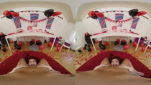 Lesben-Facesitting mit gigi Rouge am Valentinstag