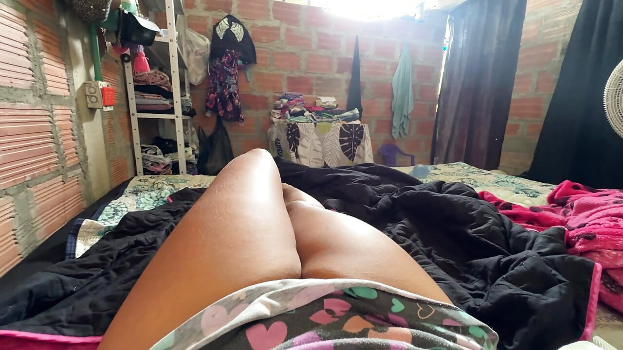 Guys left me alone at my grandparents' house, I wish one of you was around and came in to fuck me before someone comes along