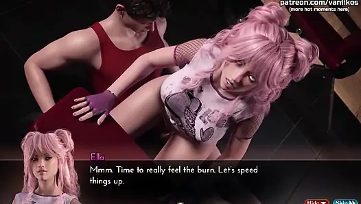 Орден Генезиса - 18-летняя тинка с розовыми волосами идеального тела получает кримпай ее тугой маленькой киски в спортзале - 3D хентай игра - часть 18