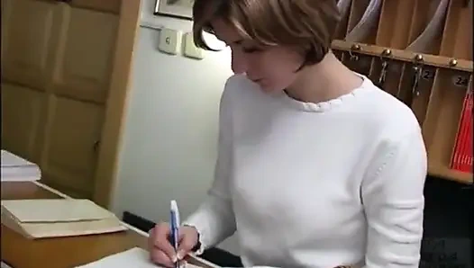 Slutty Euro Monika Anal Sex in Black Stockings