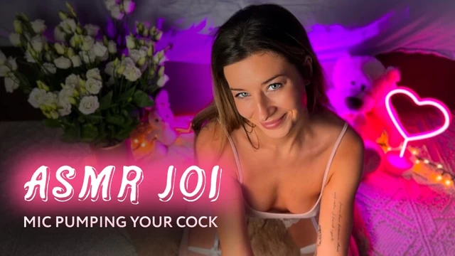 ASMR JOI. Your gentle babe in stockings Mic Pumping Your Cock. Amy Haze