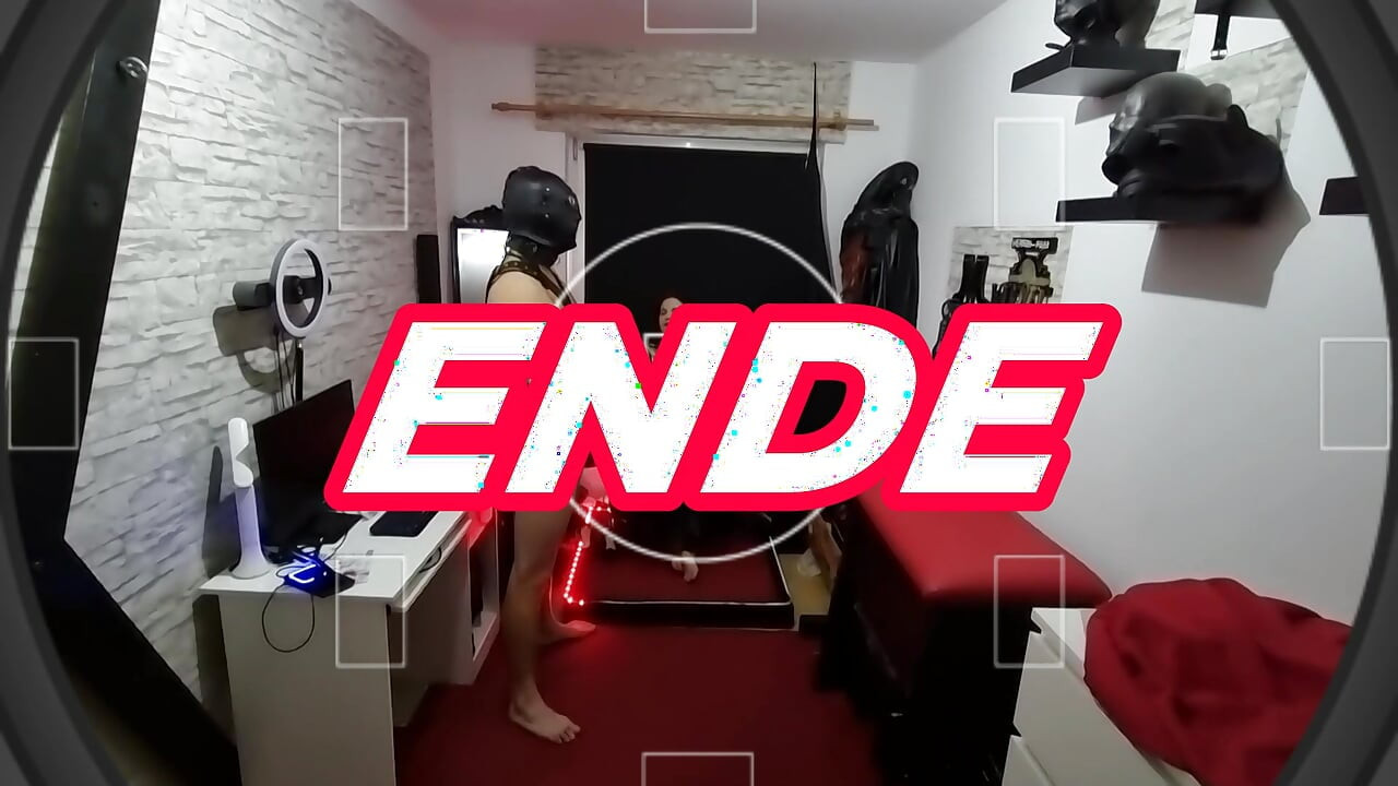 Hooded Stud Stretches Mature BDSM Slut's Gaping Ass Wide