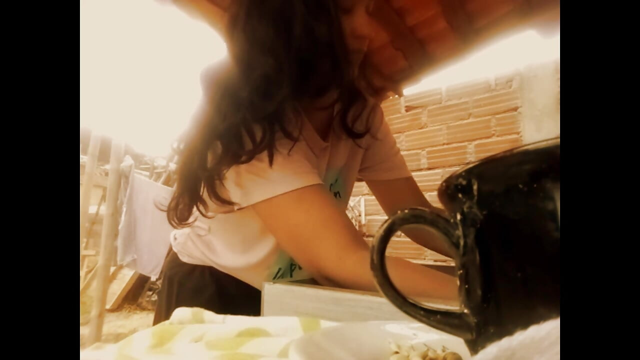 Brittany Touches Her Pussy in the Laundry Room