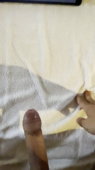 Jerking to a porn video