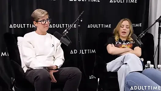 Gizelle Blanco ve Anna Claire Feromonları Bulutlar, Makaslama ve Çalı | Adult Time Podcast