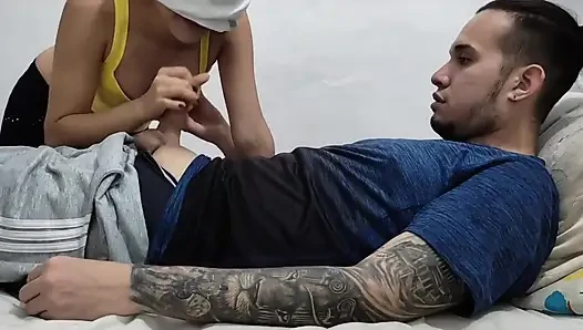 My Stepsister Loves to Suck My Cock