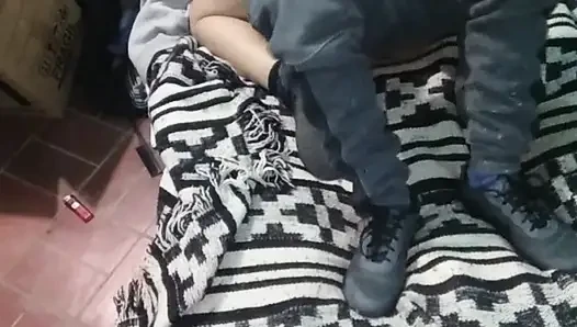 Girl with Montano Dress with the Mattress on the Floor