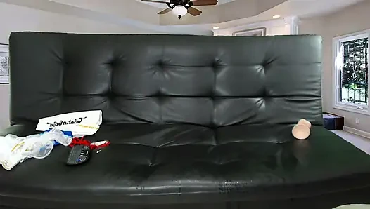 Big Tits Stepmom Orgasm with Big Dildo and Squirt