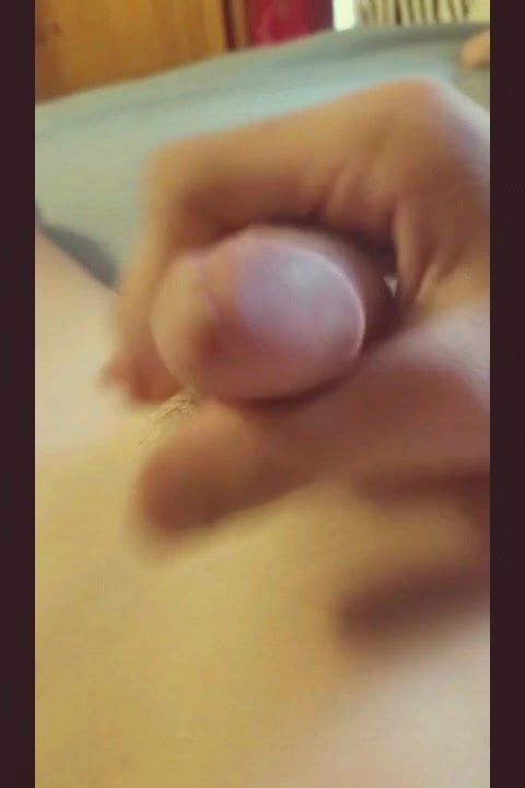 Jacking off cum
