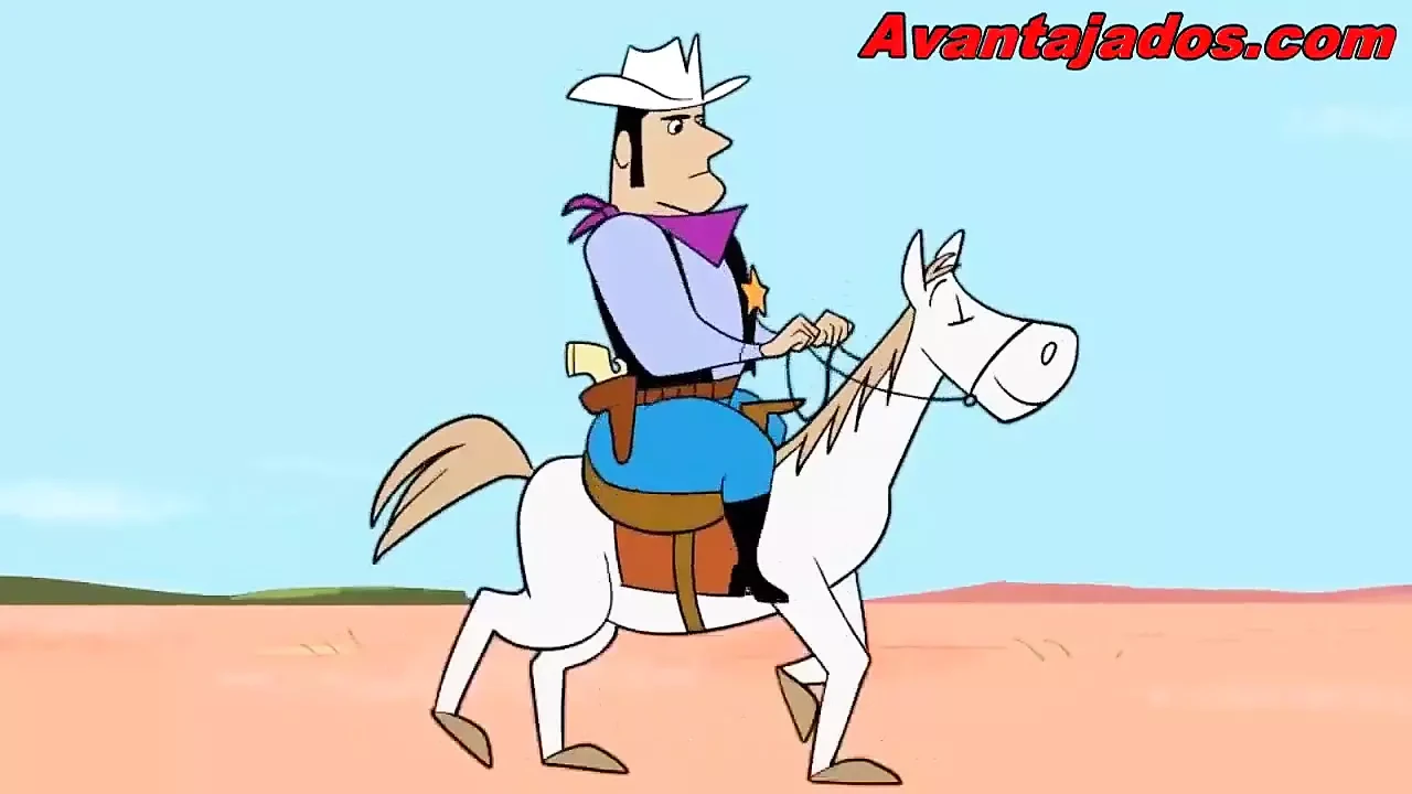 Homoporno tekenfilm de cowboy en zijn bende