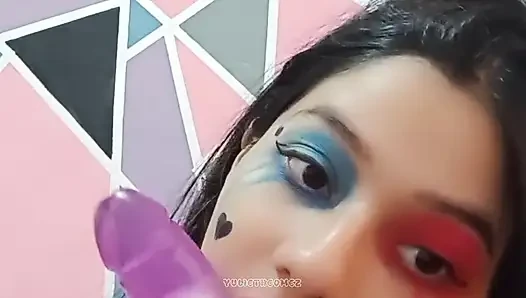 Video call sama pengikutku yang setia, aku ngasih kamu toket besar dan memekku
