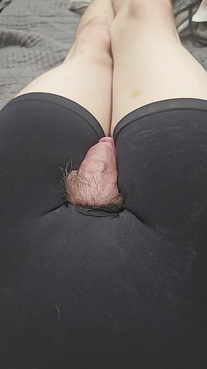 Ik kom klaar in een condoom en vervolgens in mijn Nike compressieboksers