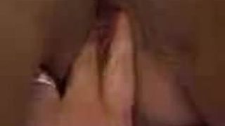 Wife shows pussy