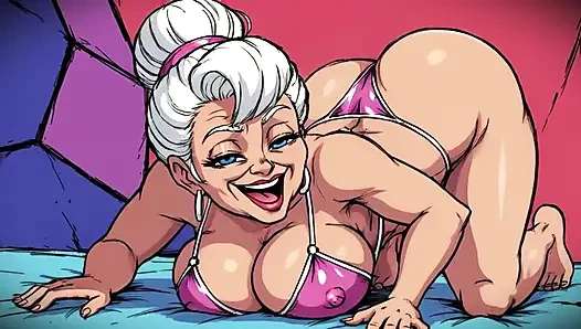Cuplikan video menggoda sensual Ai cartoon