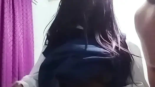 hot 18 year old step daughter suck step daddies cock  in uniform  and bend over for doggystyle