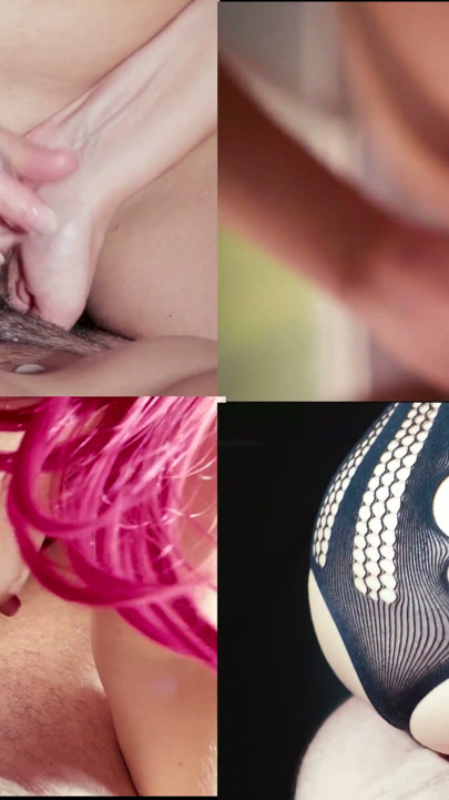 A compilation of split-screen cumshots, where will you watch as you cum? | Clip 1