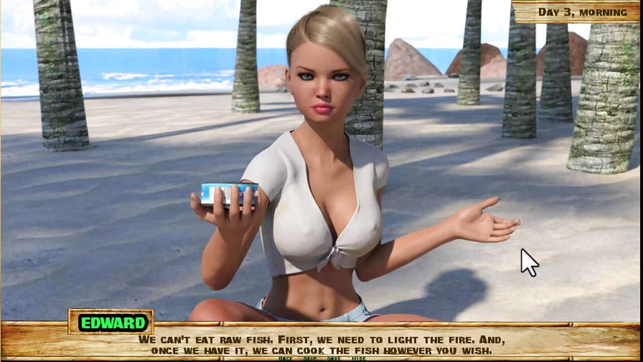 Lewd Island 3 - találtunk egy bőröndöt fehérneművel