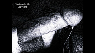 Narcissus poses in black and white 1