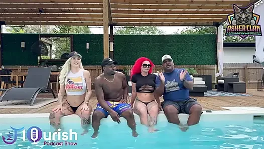 Mrflourish Podcast mit Gast Roxi Keogh, Gigi Patsy und Datjguy in Florida